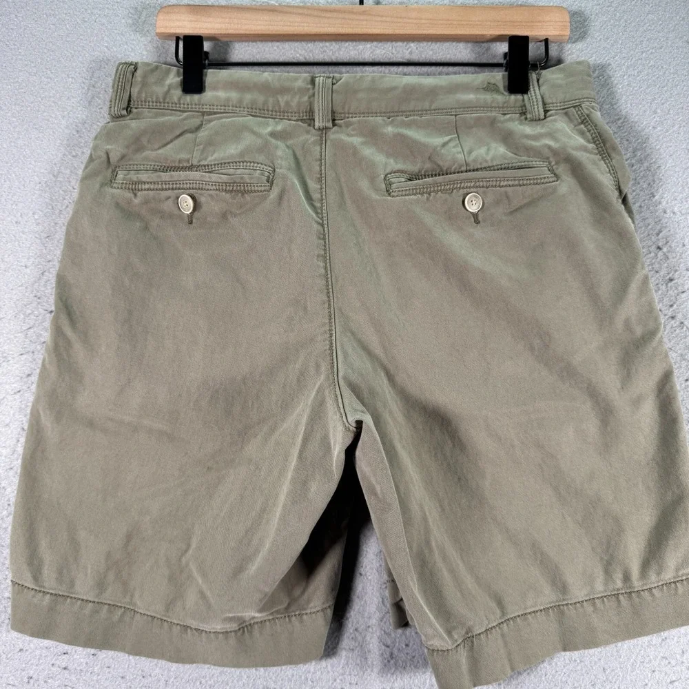 Tommy Bahama‎ Chino Shorts Mens 30 Green Solid Comfort Preppy Beach 8